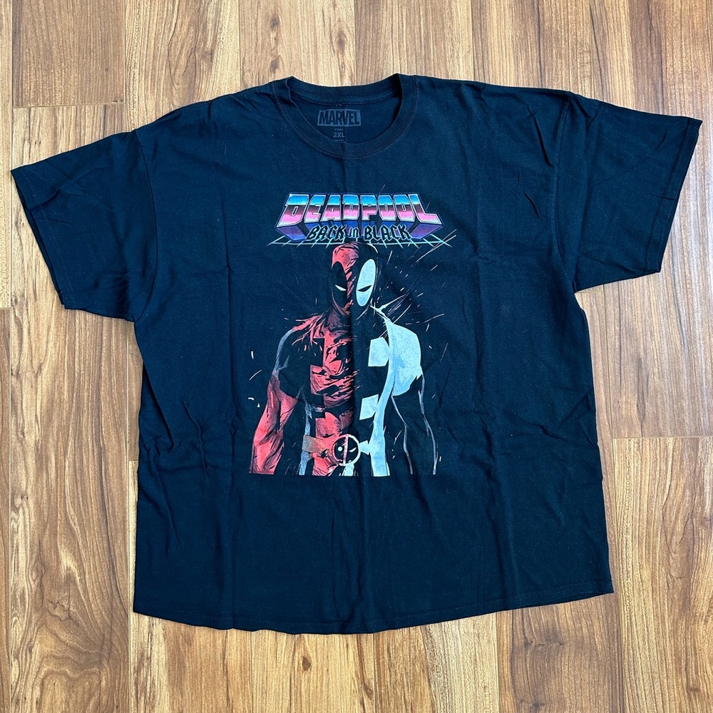 Marvel Deadpool Back in Black Men’s XXL T Shirt